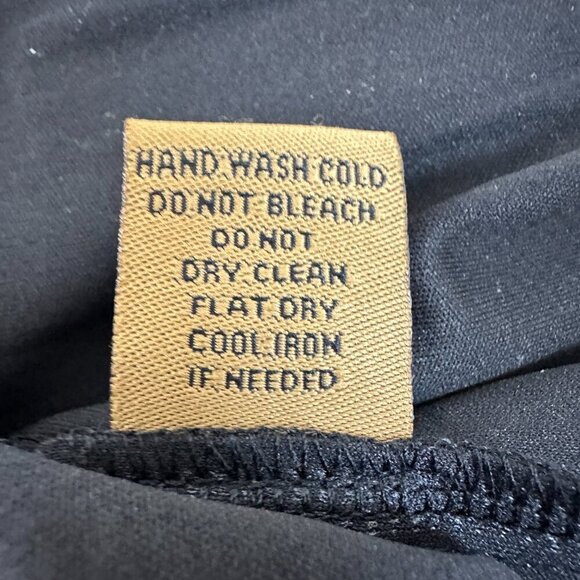 Midnight Velvet Black Asymmetrical Beaded Fairycore Whimsigoth Midi Dress Sz M - Picture 16 of 16